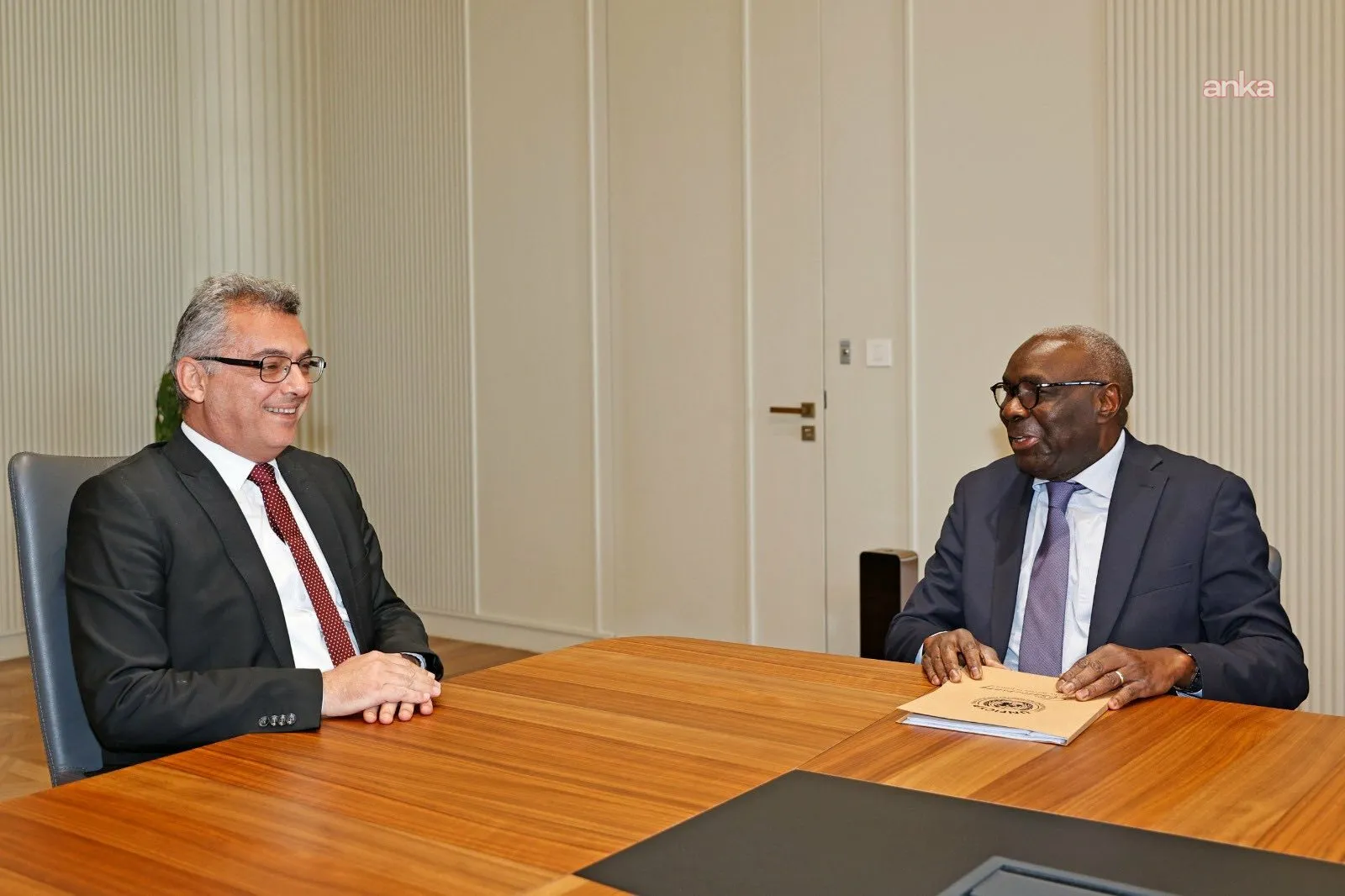 KKTC Cumhurbaşkanı Erhürman, BM BM Genel Sekreteri’nin Kıbrıs Özel Temsilcisi Diagne ile görüştü