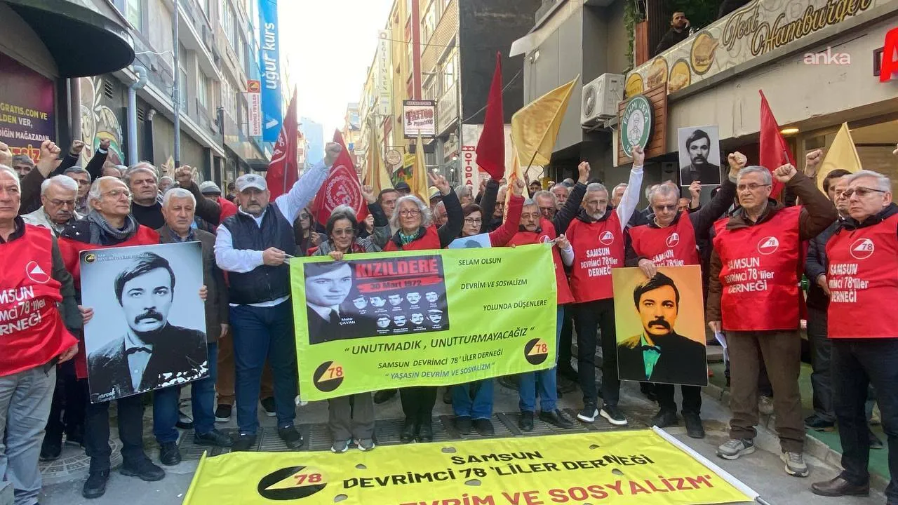 Samsun Devrimci 78’liler Derneği’nden Kızıldere mesajı